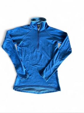 Patagonia Capilene Thermal Weight 1/4 Zip Pullover Blue Womens Small Baselayer